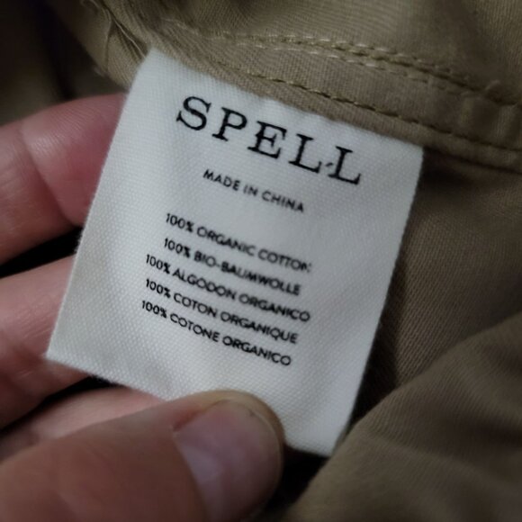 SPELL Foxglove Embroidered Boilersuit Womens S Jumpsuit Retro Boho Chic Hippie - Picture 5 of 10